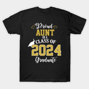 proud aunt of a class of 2024 graduate T-Shirt
